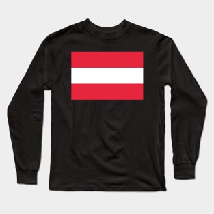 Flag of Austria Long Sleeve T-Shirt